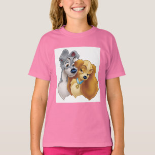 Classic Lady and the Tramp Snuggling Disney T-Shirt
