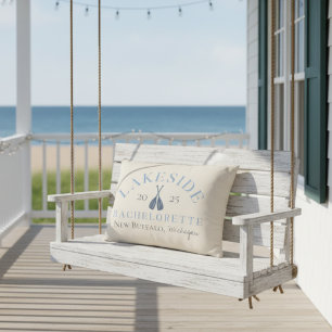 Classic Lake Bachelorette Girls Weekend Accent Pillow