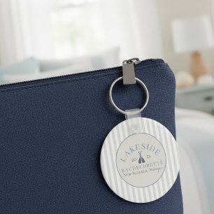 Classic Lake Bachelorette Girls Weekend Keychain