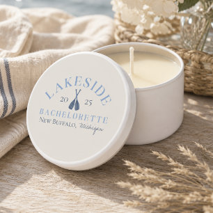 Classic Lake Bachelorette Girls Weekend Mini Candle Favors