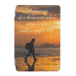 Classic Lao Tzu Journey Quote iPad Mini Cover