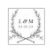 Classic Laurel Wreath Wedding Monogram