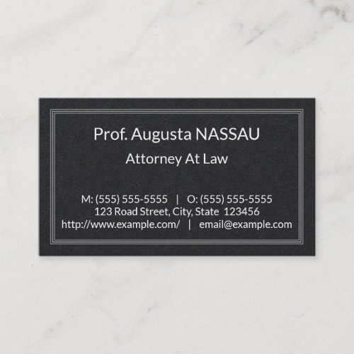 Classic Law Professional Business Card