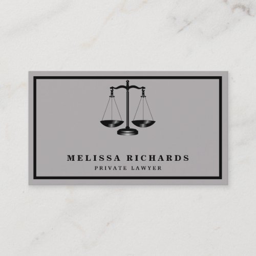 Classic Lawyer  Attorney Business Card