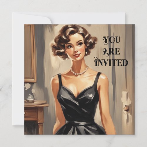 Classic LBD Card Perfect for All Celebrations Invitation