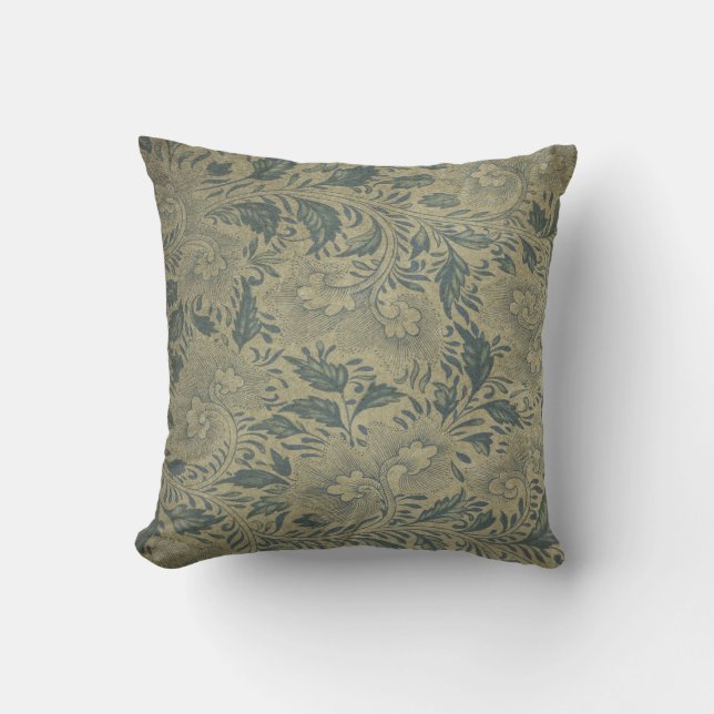 Classic Leaves Foliage Custom Throw Pillow (Front)