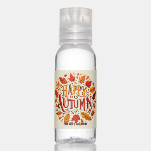 classic leaves & Happy Autumn Hand Sanitizer