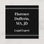 [ Thumbnail: Classic, Legal Professional Business Card ]