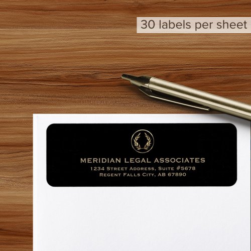 Classic Legal Return Address Label