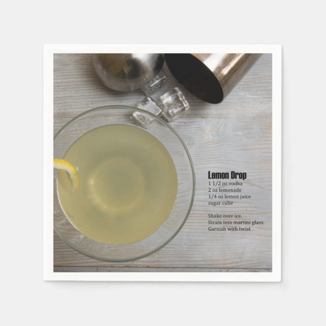 Classic Lemon Drop Napkins (Front)
