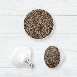 Classic Leopard Pattern Ceramic Knob