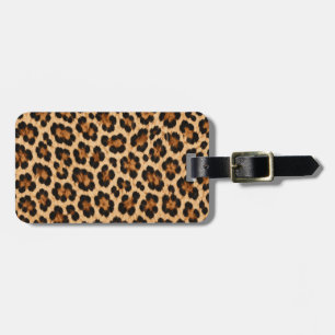 Classic Leopard Print Animal Pattern Luggage Tag