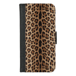 🐆 Classic Leopard Print Luxury Fashion Style 🐆 iPhone 8/7 Wallet Case