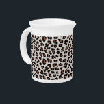 Classic Leopard Print Pattern Beverage Pitcher<br><div class="desc">Leopard print pattern.</div>