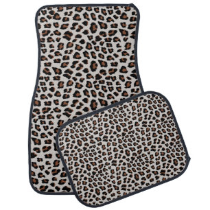 Classic Leopard Print Pattern Car Floor Mat