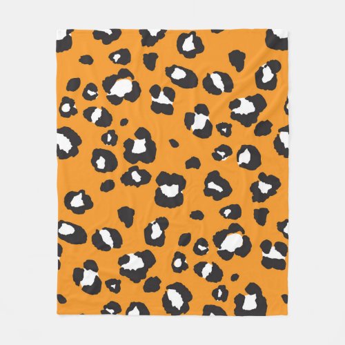Classic Leopard Print Pattern Fleece Blanket