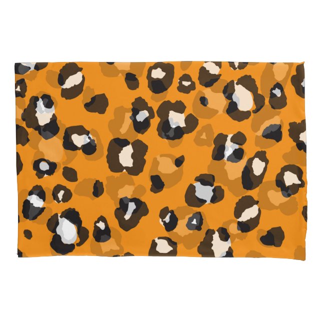 Classic Leopard Print Pattern Pillow Case (Front)