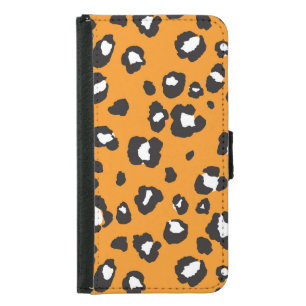 Classic Leopard Print Pattern Samsung Galaxy S5 Wallet Case