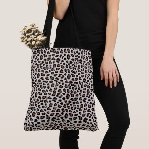Classic Leopard Print Pattern Tote Bag
