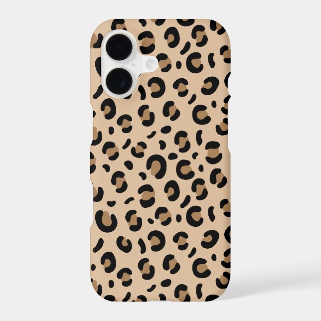 Classic Leopard Print Phone Case (Back)
