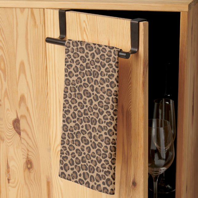 Classic Leopard Series Design 12  Kitchen Towel (Thirds Fold)