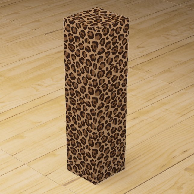 Classic Leopard Series Design 12  Wine Box (Front)