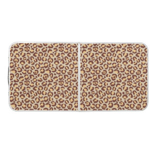 Classic Leopard Series Design 1  Beer Pong Table