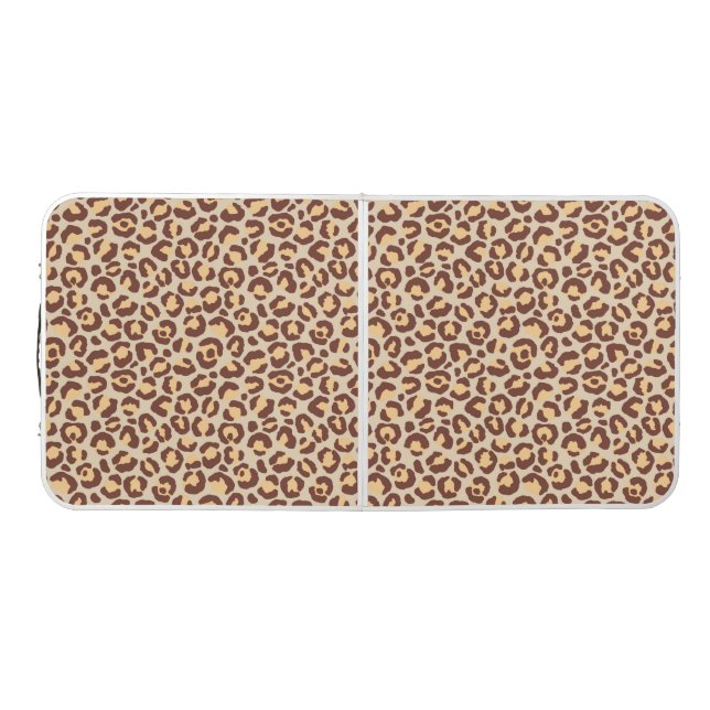 Classic Leopard Series Design 1  Beer Pong Table (Top)