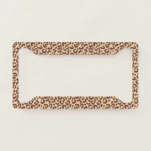 Classic Leopard Series Design 1 License Plate Frame