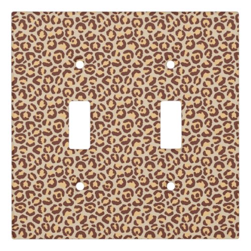 Classic Leopard Series Design 1 Light Switch Cover