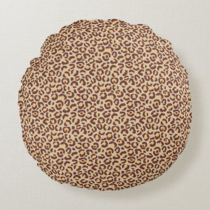 Classic Leopard Series Design 1 Round Pillow