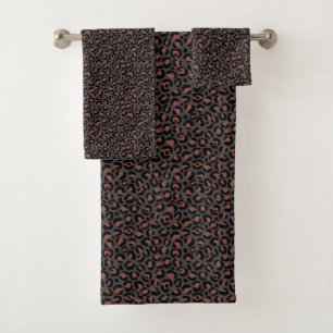 Classic Leopard Series Design 2 Bath Towel Set