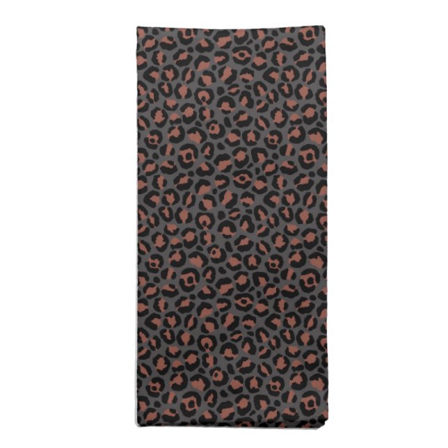 Classic Leopard Series Design 2   Cloth Napkin (Folded)