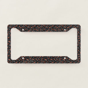 Classic Leopard Series Design 2   License Plate Frame