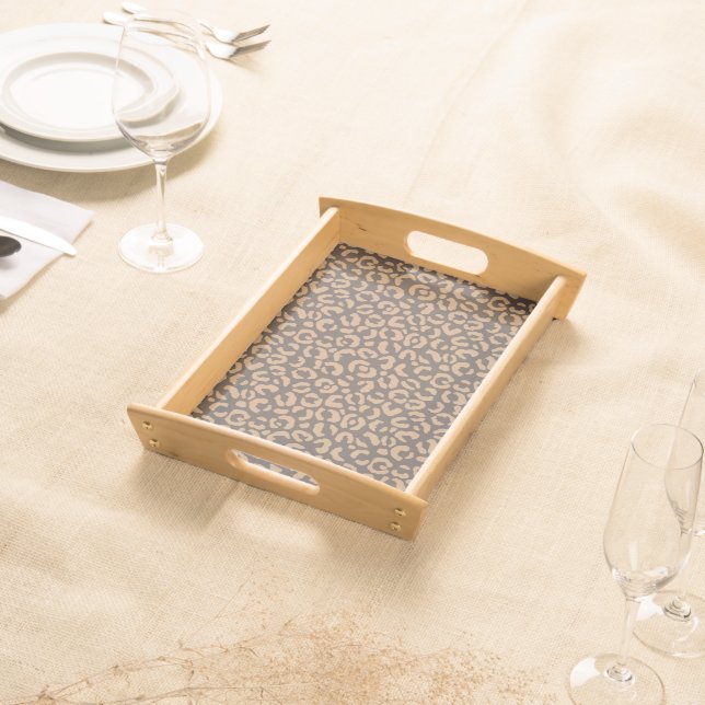 Classic Leopard Series Design 3  Serving Tray (Front)