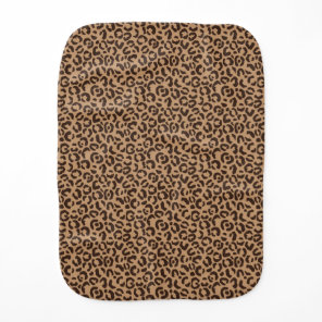 Classic Leopard Series Design 5 Baby Burp Cloth