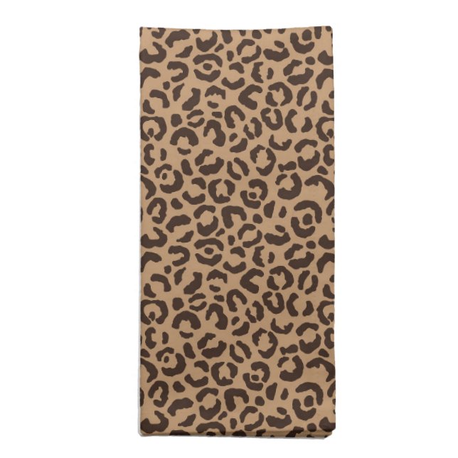 Classic Leopard Series Design 5 Cloth Napkin (Folded)