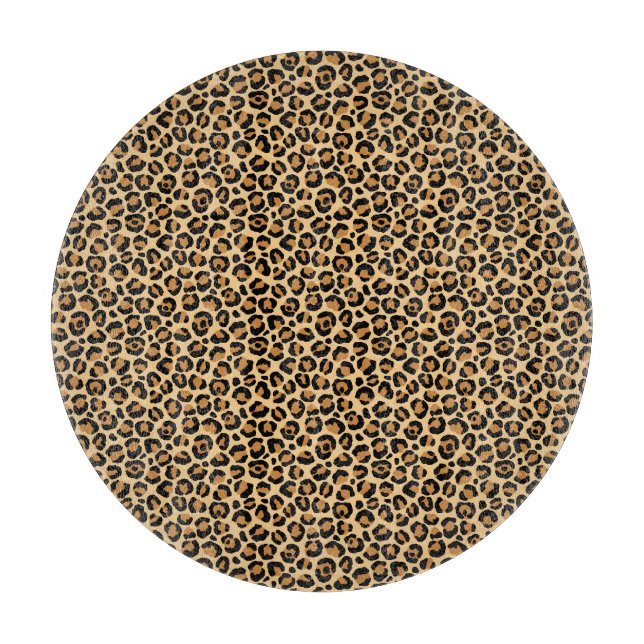 Classic Leopard Series Design 6 Cutting Board (Front)