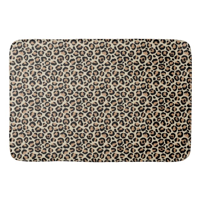Classic Leopard Series Design 9 Bath Mat (Front)