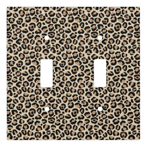 Classic Leopard Series Design 9 Light Switch Cover