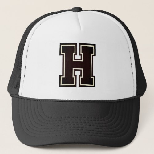 Classic Letter H Trucker Hat