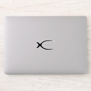Classic letter X monogram Sticker
