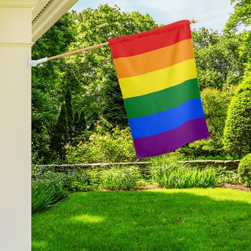 Classic LGBTQ Gay Pride Rainbow Flag