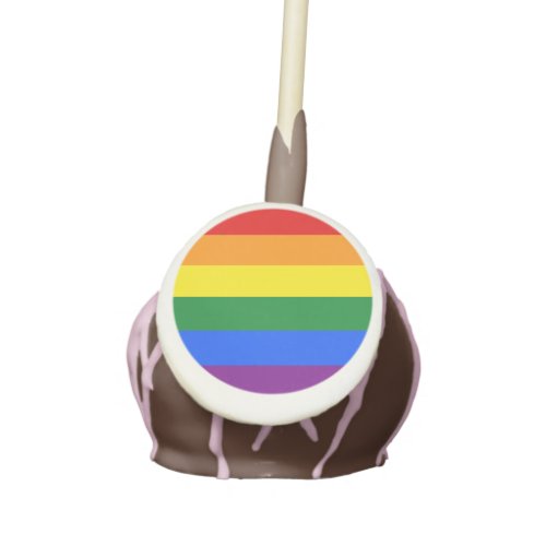 Classic LGBTQ Gay Pride Rainbow Flag Cake Pops