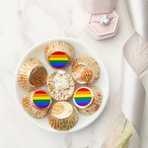Classic LGBTQ Gay Pride Rainbow Flag Reeses Peanut Butter Cups