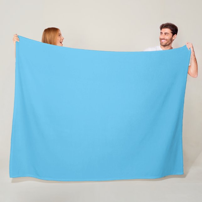 CLASSIC LIGHT BLUE FLEECE BLANKET (In Situ)