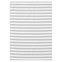 Classic Light Grey and White Stripes