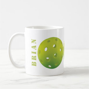 Classic Lime green 002 with name Coffee Mug