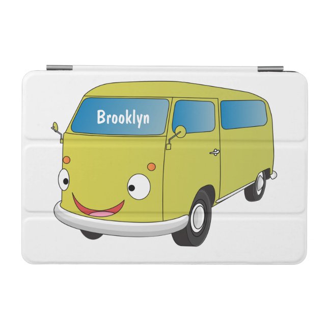 Classic lime green van cartoon  iPad mini cover (Horizontal)