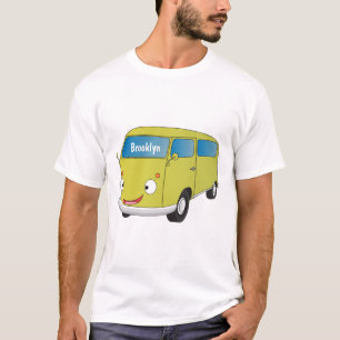 Classic lime green van cartoon T-Shirt